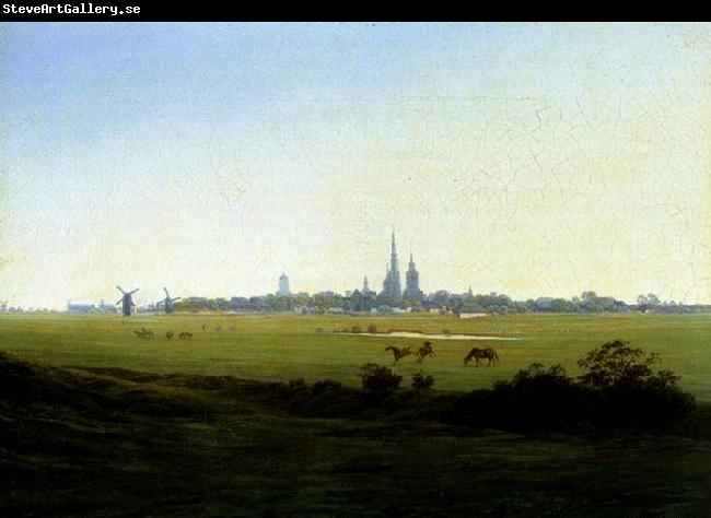 Caspar David Friedrich Meadows near Greifswald